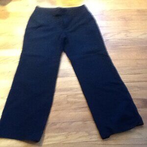 Banana Republic Black Pants with Cuff at Bottom